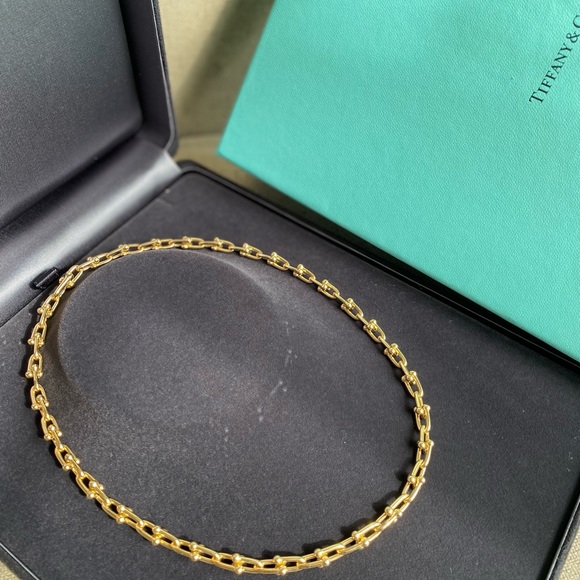 Brand NEW Tiffany HardWear Medium Link Necklace
in Yellow Gold - Picture 4 of 12